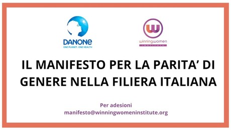 manifesto parita di genere filiera italiana danone Malaspina