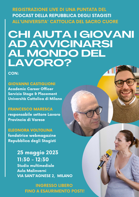 stage lavoro podcast repubblica stagisti cattolica