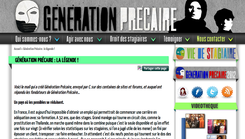 generation precaire