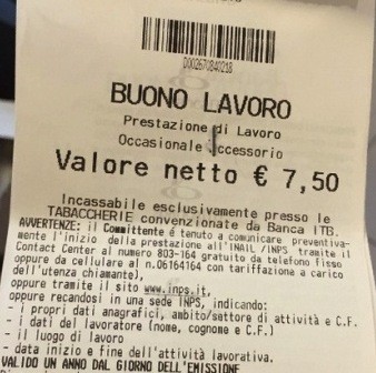 stage lavoro voucher