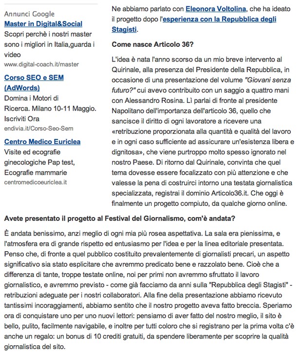 articolo 36